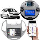 Kit Multimídia 7 Polegadas Ka 2018 A 2021 MP5 Carplay Bluetooth + Moldura 2 Din