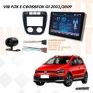 Kit Multimidia 9 MP5 Carplay Camera Moldura Fox Conector