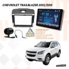 Kit Multimidia 9 MP5 Carplay Camera Moldura Trailblazer Chicote Adaptador Antena