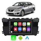Kit Multimidia Altima 2013 2014 Android-Auto/Carplay 7" Voz Google Siri Tv Online Bluetooth Gps