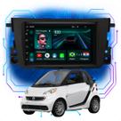 Kit Multimídia Android 4/64GB 7pol Smart Fortwo 2013 a 2016