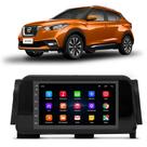 Kit Multimidia Android 7 Pol Kicks 2016 2018 2020 2022 BT Rádio + Câmera
