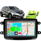 Kit Multimídia Android 7 Polegadas Captur 2017 a 2022 CarPlay Wifi
