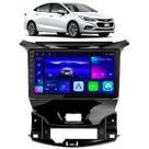 Kit multimidia android 9" cruze 17/21 black piano chevrolet