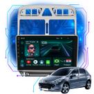 Kit Multimídia Android 9p Peugeot 307 2002-2012 4GB+64GB GPS