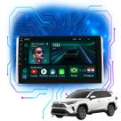 Kit Multimídia Android 9p RAV4 2019-2024 4GB+64GB Carplay BT
