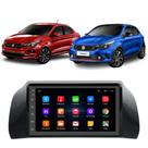 Kit Multimídia Android Argo Cronos 2018 2019 2020 2021 2022 2023 7" GPS Integrado Tv Online Wi-fi