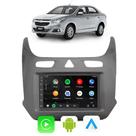 Kit Multimidia Android Auto Carplay Cobalt 2016 2017 2018 2019 2020 7" Voz Google Siri Tv Online