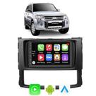 Kit Multimidia Android-Auto/Carplay Pajero 2008 2009 2010 2011 2012 2013 2014 A 2019 2020 2021 7" Tv