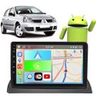 Kit Multimidia Android Carplay Clio 2000 a 2005 9 Pol Wifi + Câmera