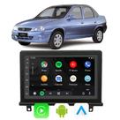 Kit Multimidia Android Corsa 1995-2016 7 Pol Carplay Wifi + Câmera de Ré