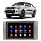 Kit Multimidia Android Hilux 12 13 14 15 7 Pol + Câmera e Moldura