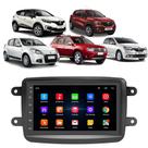 Kit Multimídia Android Kwid Duster Sandero Captur Logan 7" Tv Online GPS Integrado Bluetooth