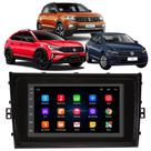 Kit Multimidia Android Polo Virtus T-Cross Nivus Taos Gps Integrado Tv Online Bluetooth Wifi