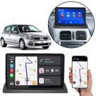 Kit Multimidia Carplay 9 Pol Clio 2000 a 2005 MP5 Comando De Voz via Google e Siri