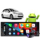 Kit Multimidia Carplay Citroen C3 2003-2017 1 Din Bluetooth + Moldura
