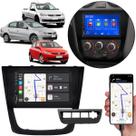 Kit Multimídia Carplay Gol G5 2008-2012 7 Pol MP5 + Moldura 4 Furos para Botão
