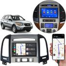 Kit Multimídia Carplay Santa Fé 2006 A 2012 7 Pol MP5 Touch-screen + Câmera de ré