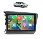 Kit Multimídia Civic G9 EXS EXR G9 2012 / 2014 9 Pol Android Carplay 2/32GB - 915BR ROADSTAR