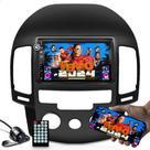 Kit multimidia com espelhamento de celular android e ios + moldura 7 polegadas + camera de ré