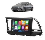 Kit Multimidia Elantra 2017 / 20222 9 Pol Carplay AndroidAuto USB BT FM - Roadstar 7009BR