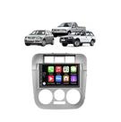 Kit Multimídia Gol Parati Saveiro G4 2005 / 2014 Mold Prata 7 Pol CarPlay AndroidAuto Sem Fio - First Option 8100