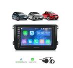 Kit Multimídia Gol Voyage Saveiro 2017 / 2024 Carplay AndroidAuto USB BT FM - First Option 7810HCPAA