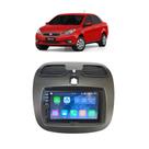 Kit Multimídia Grand Siena Mold Champanhe 2012 / 2019 7 Pol CarPlay AndroidAuto - 7810HCPAA First Option