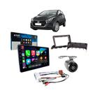 Kit Multimidia HB20 2017 a 2020 Central Multimídia 9 232GB Kit Chicote Antena Câmera de Ré Moldura 9