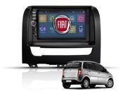 Kit Multimídia Idea 2013 / 2015 Mold Preta 7 Pol CarPlay AndroidAuto - 7810HCPAA FirstOption