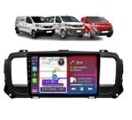 Kit Multimidia Jumpy Expert Scudo 2017 / 2024 9 Pol Carplay AndroidAuto USB BT FM - Roadstar 7009BR