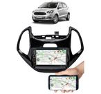 Kit Multimídia Ka 2014 / 2018 Mold Black 7 Pol Carplay AndroidAuto USB - 7810HCPAA First Option