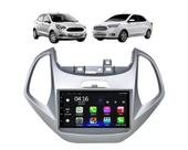 Kit Multimidia Ka 2014 / 2018 Mold Prata 7 Pol Android Carplay 2/32GB - 701KC FirstOption