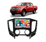 Kit Multimídia L200 Triton 2016 / 2024 Ar Analogico 9 Pol Android 2/32Gb Bt Carplay - Vision 8990X