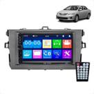 Kit Multimidia MP5 2 Din 7 Polegadas + Moldura Corolla 2008 2009 2010 2011 2012 2013