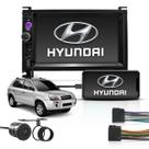 Kit Multimídia Mp5 2din 7" Bt Espelha Hyudai Tucson Até 2013