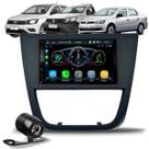 Kit Multimídia MP5 7 Polegadas Com CarPlay e Android Auto Sem Fio Moldura 2din Gol G5 Saveiro Voyage Cor Preta Câmera de Ré Kit Multimídia MP5 7 Polegadas Com CarPlay e Android Auto Sem Fio Moldura 2din Gol G5 Saveiro Voyage Cor Preta Câmera de Ré