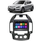 Kit Multimídia Mp5 I30 2009 A 2012 7 Polegadas USB SD Auxiliar Rádio FM Com Furo Porta Treco