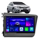 Kit multimidia octa-core 9" civic 12/16 honda carplay