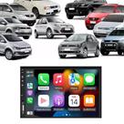 Kit Multimídia Polo 2003 até 2014 7 Pol CarPlay AndroidAuto USB SD Rádio Bt - FirstOption 8100