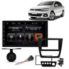 Kit Multimídia Roadstar 7Pol RS708BR Moldura Gol G6, Saveiro, Voyage Chicote e Camera