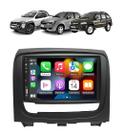 Kit Multimídia Strada Palio Siena 2012 / 2019 Mold Preta 7 Pol CarPlay AndroidAuto - First Option 8100