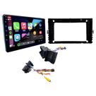 Kit Multimidia TCROSS QLED 464gb c/ Cambus Moldura 2Din 9 Kit de Controle Canplus