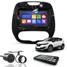 Kit Multimidia Universal Mp5 2 Din Bt Espelhamento 7" Renault Captur Ar Analógico 2017 em Diante