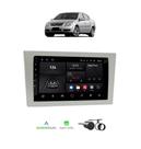 Kit Multimídia Vectra 2005 / 2011 Mold Prata 7 Pol Carplay AndroidAuto USB FM BT - 708BR Roadstar