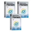 Kit Multivitamínico Senior Dose Máxima - 30 Cápsulas - STD Katiguá - 3 Unidades