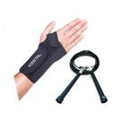 Kit Munhequeira Ajustável Com Tala de Punho Kestal + Corda de Pular Exercício Funcional Liveup