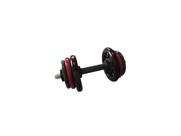 Kit Musculação Emborrachado com Barra Maciça 0,40mm