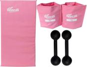 kit musculacao halter peso para braços halteres 2 kg tornozeleira peso caneleira de peso 2 kg colchonete de academia