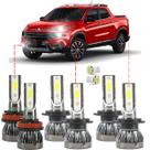 Kit nano led fiat toro 2016/2022 22000 lúmens 6500k (alto baixo milha)